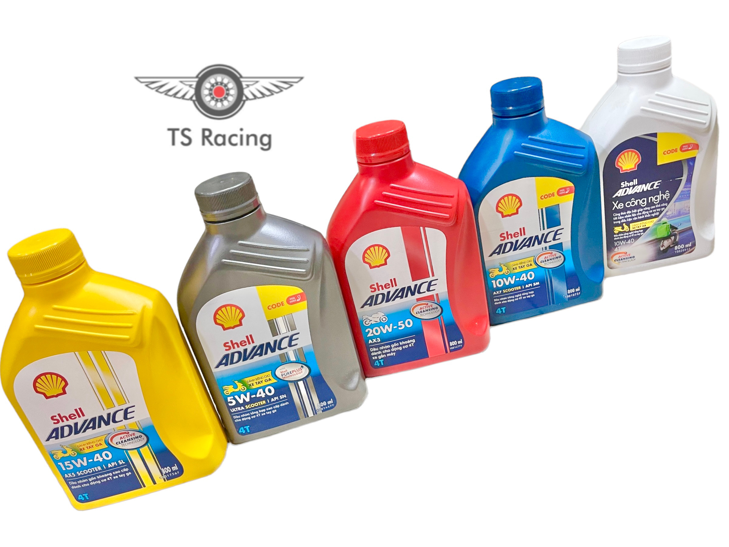 Nhớt shell advance chính hãng - xe số - xe tay ga - xe côn - MixASale