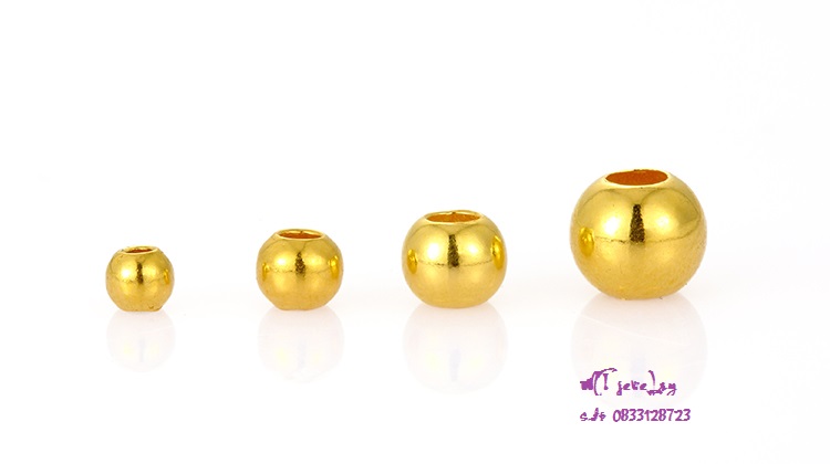 Charm Bi tròn vàng 24k