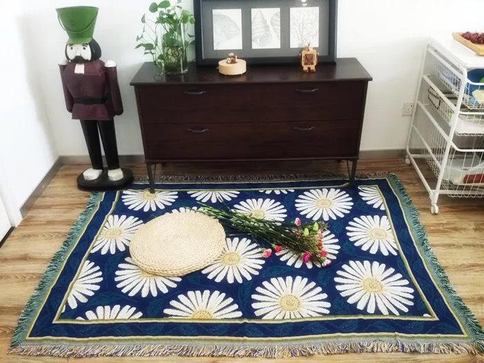 [Giá Cực Rẻ] Thảm Vintage Thổ cẩm, Khăn phủ Sofa dệt 2 mặt cao cấp
