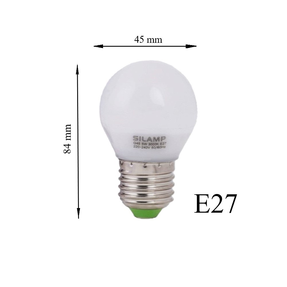Bóng đèn LED G45 5w đuôi E27