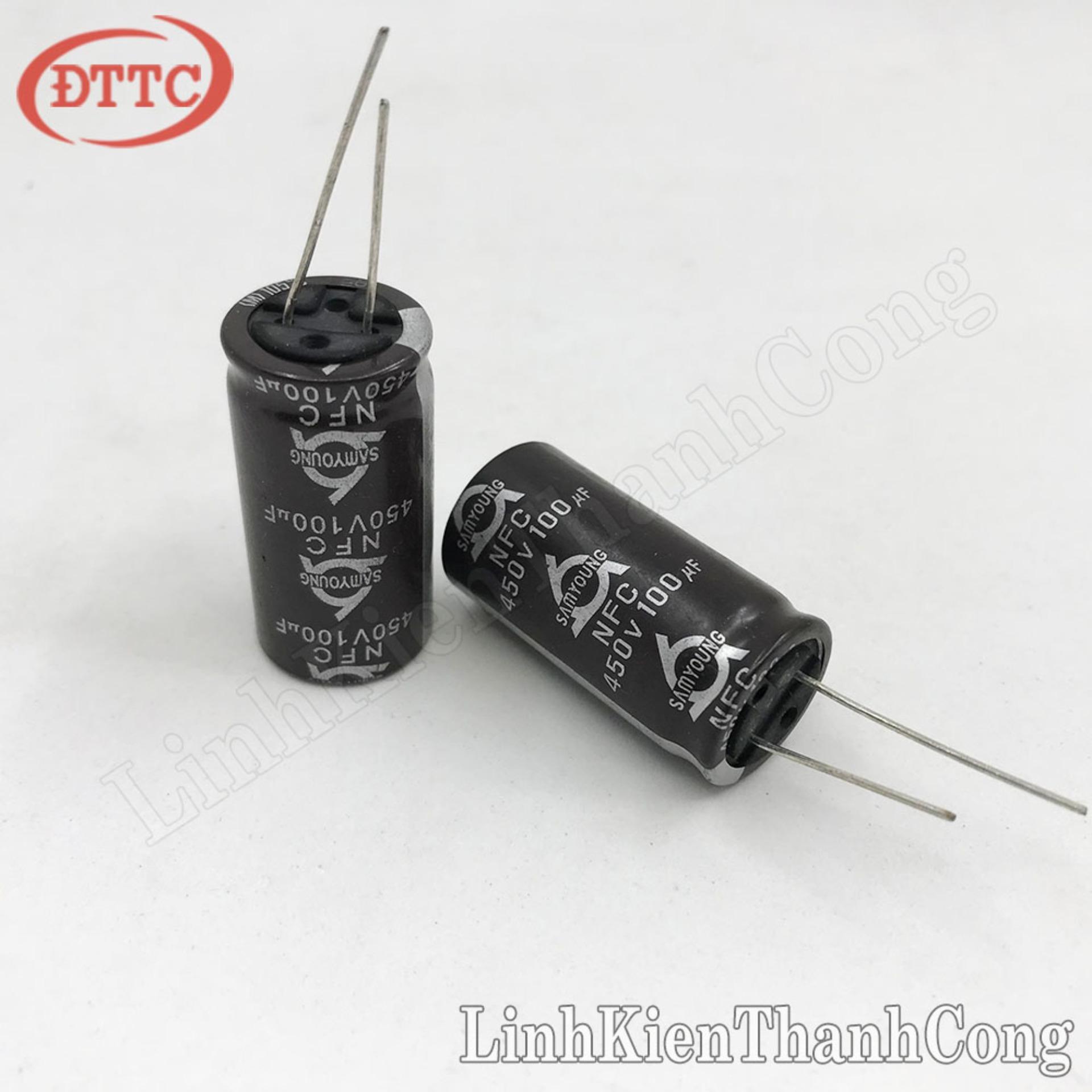 Tụ SAMYOUNG 100uF 450V (18x35mm)