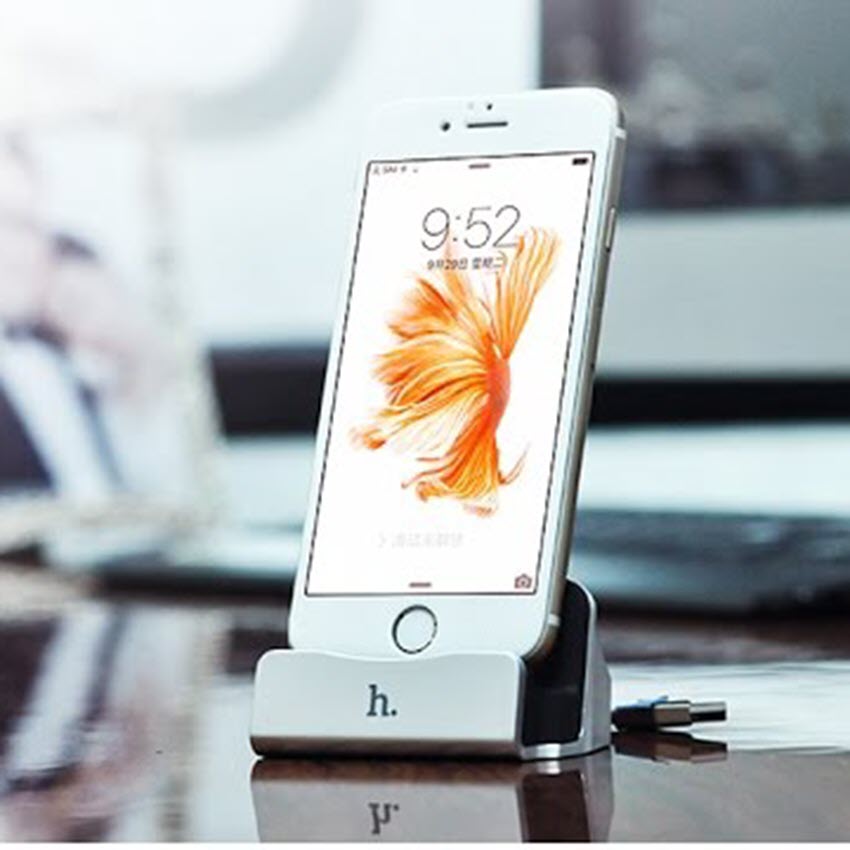 Dock sạc kiêm giá đỡ cho điện thoại Iphone