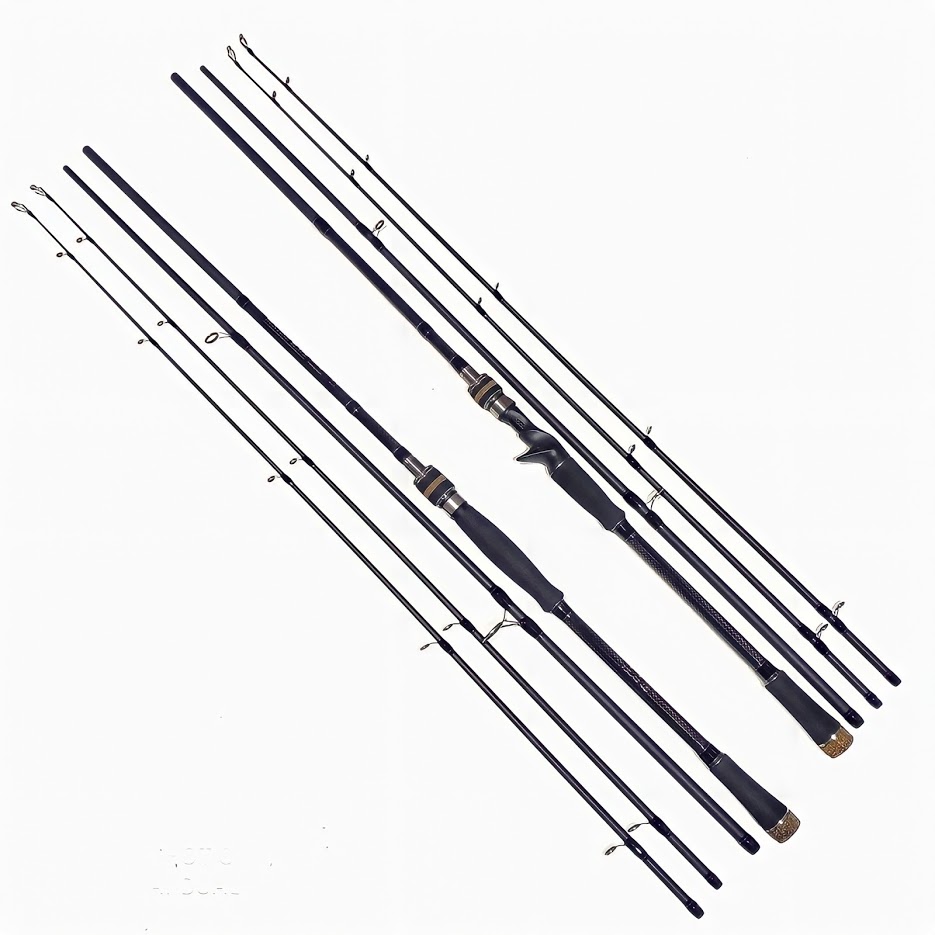 (Siêu bạo lực) Cần câu lure Hunting Black size 2m1 2m4 2m7 tùy chọn ngang hoặc đứng -ĐỒ CÂU CÁ ĐỨC NGUYÊN