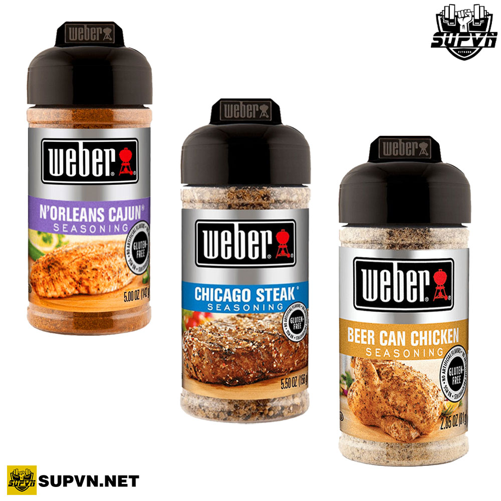 Gia vị ăn kiêng Weber 0 calo- Gia vị dành cho người ăn kiêng