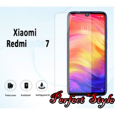 Combo cường lực và ốp lưng silicon xiaomi redmi 7