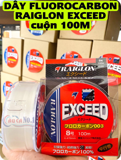 DÂY LÀM THẺO FLUOROCARBON RAIGLON EXCEED 10M