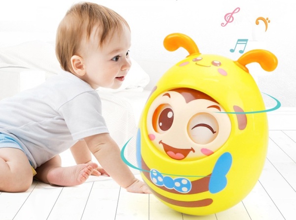 [HCM]Đồ chơi lật đật có nhạc an toàn cho bé từ 0-1 tuổi