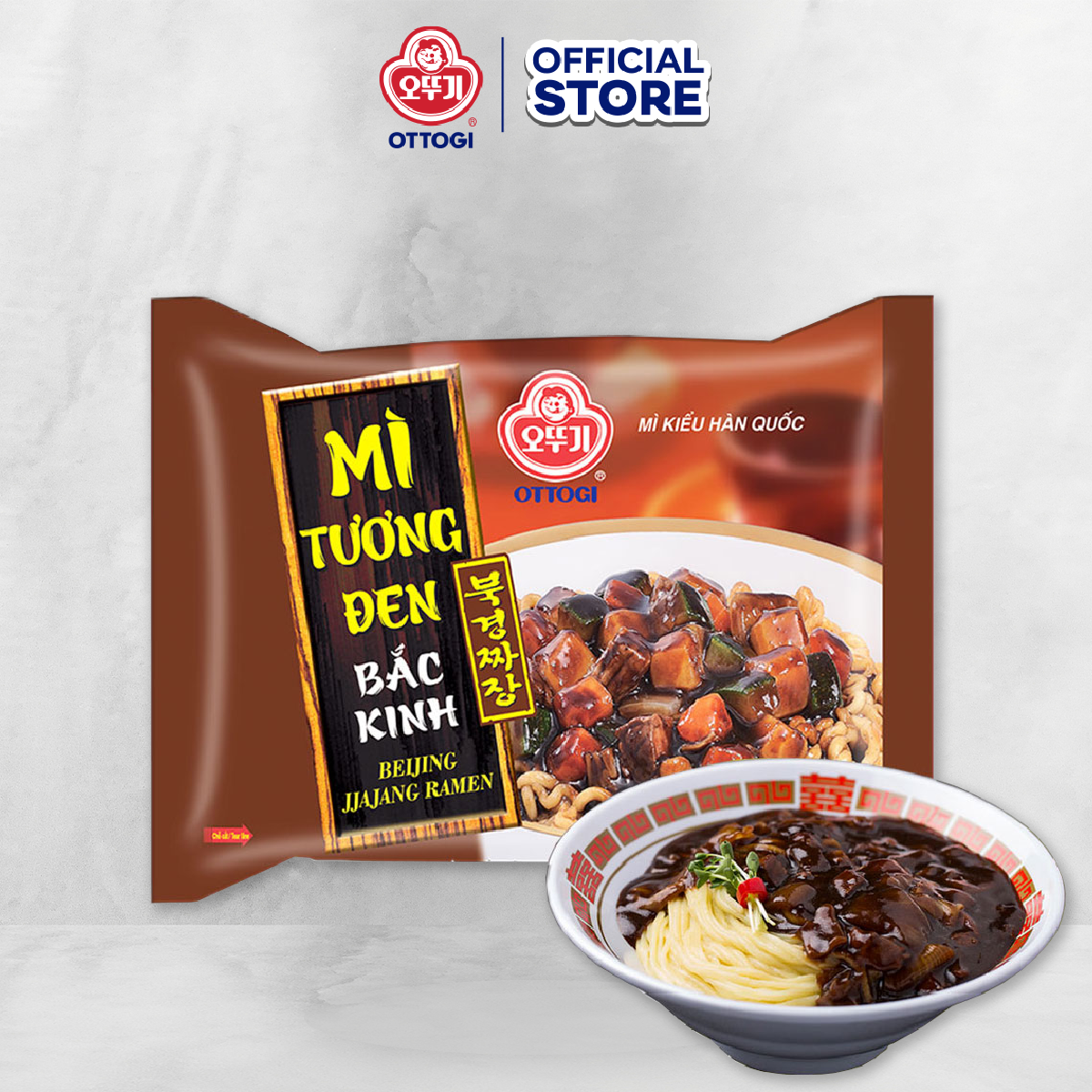 [Combo 3 vị] Mì Tương Đen Otoki 135g x3