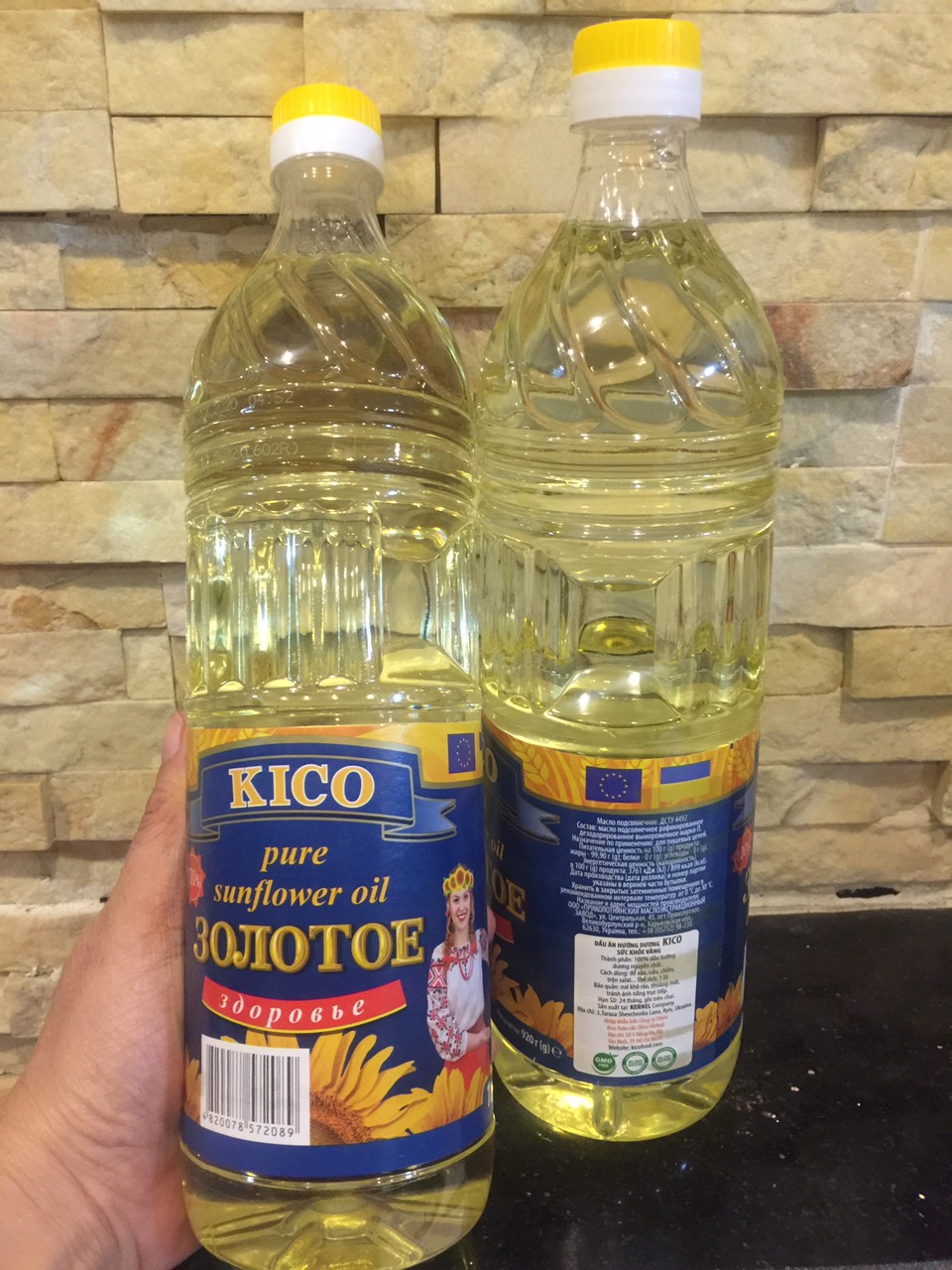 DẦU HƯỚNG DƯƠNG KICO CHAI 1 LÍT