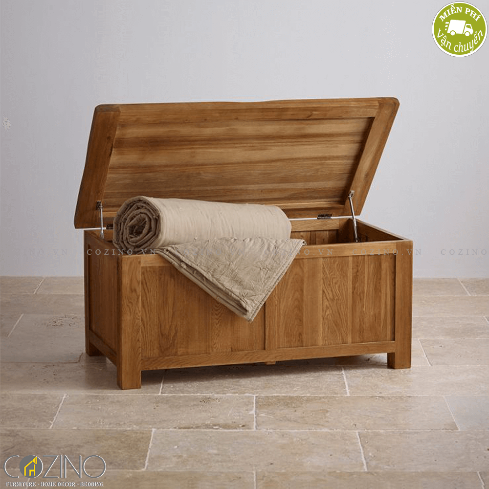 Rương Original Rustic gỗ sồi