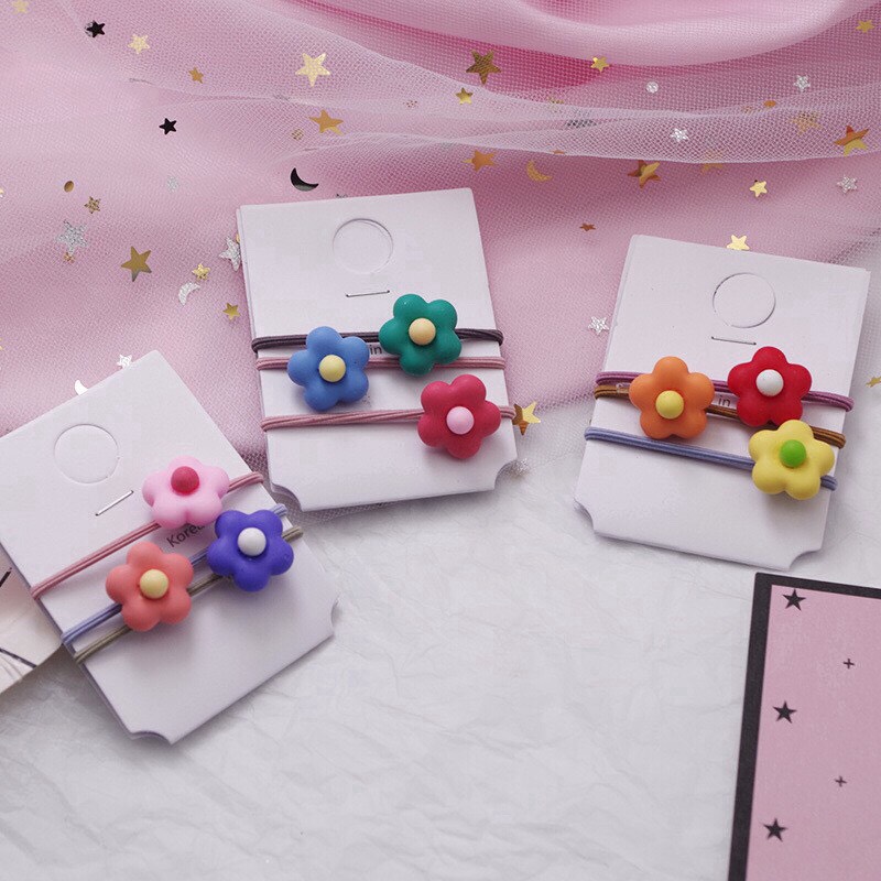 DÂY CỘT TÓC HOA MAI NHÍ - 03pcs