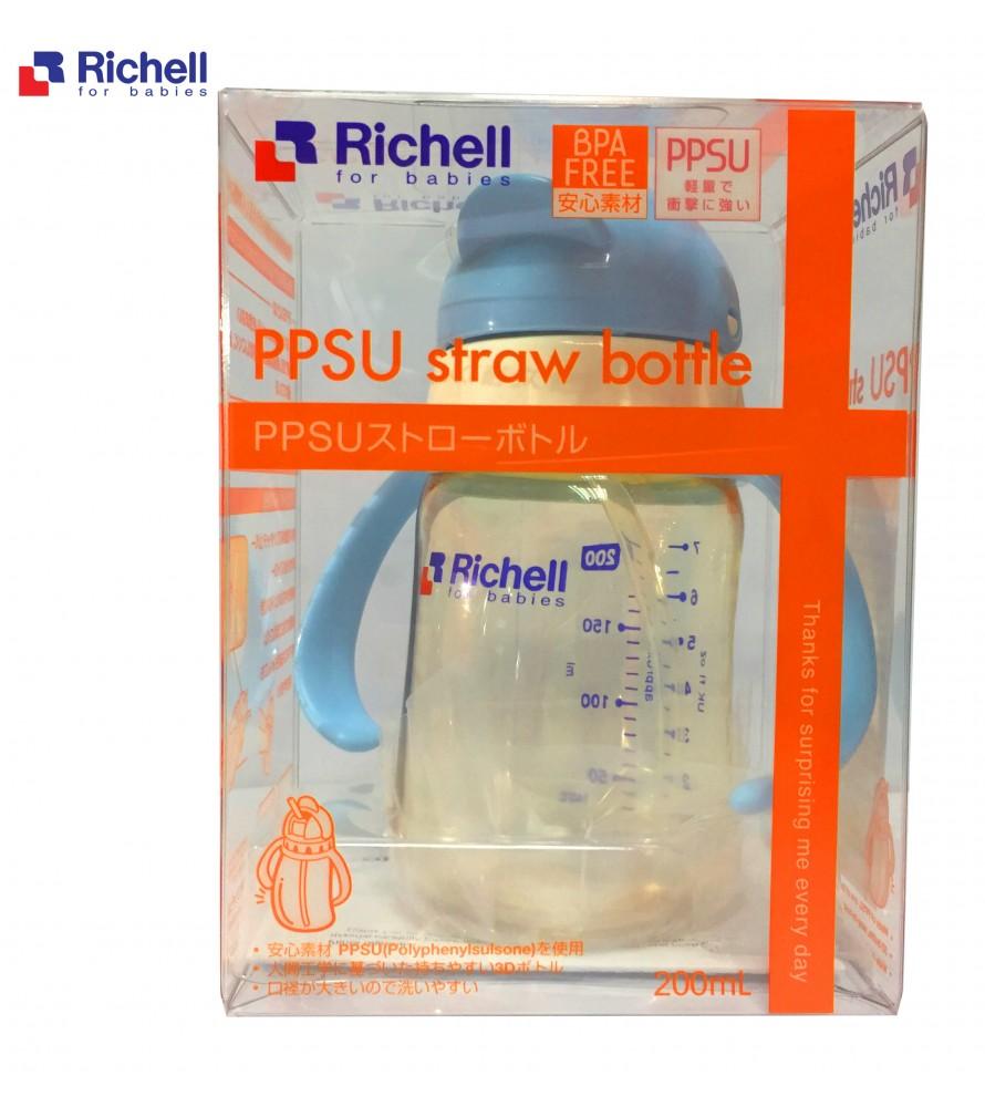 Bình ống hút PPSU 320ml Richell