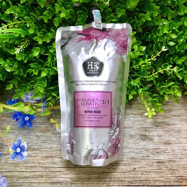 Hetepi Collagen Keratin Hair Recovery Oil 500ml3 in 1 Super soft genuine 500ml