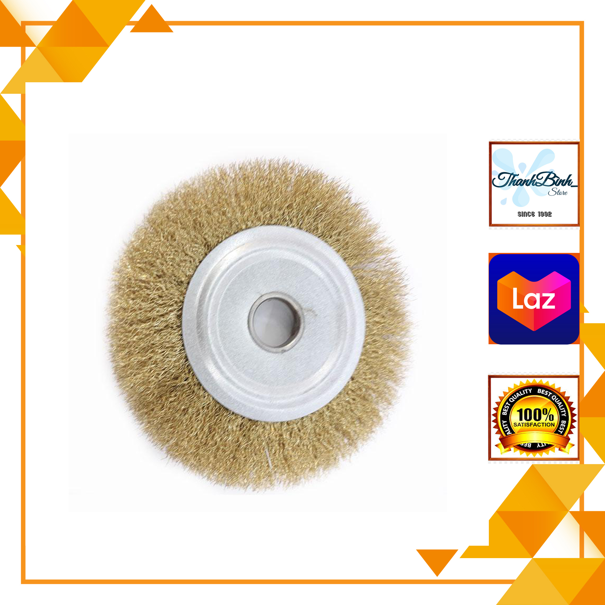 ĐÁNH RỈ ĐĨA/ CHỔI ĐÁNH RỈ SẮT 125MM/ 150MM