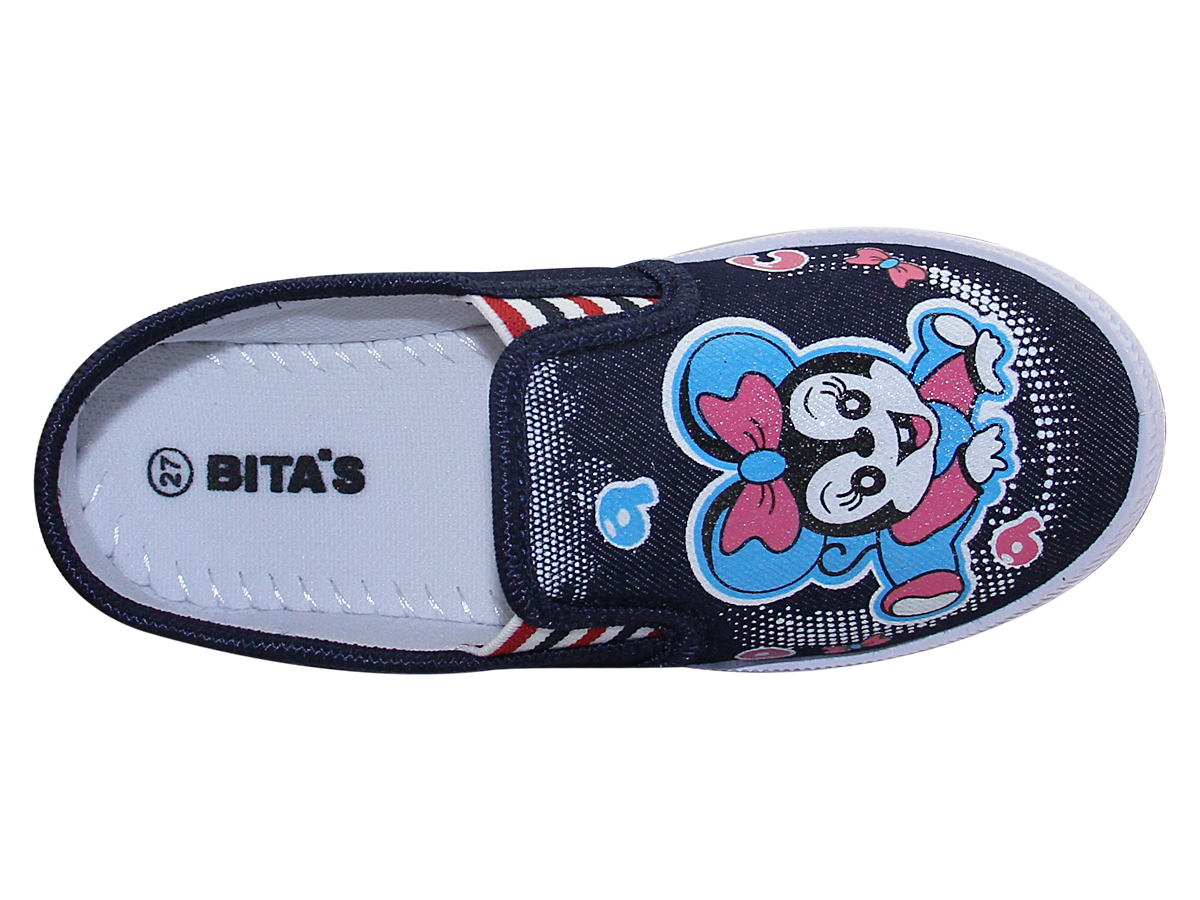 [HOÀN XU]  [HOT SALE] GIÀY LƯỜI BÉ GÁI HỌC SINH BITAS GVBG.73 (ĐỎ + HỒNG + XANH JEAN) - BITAS
