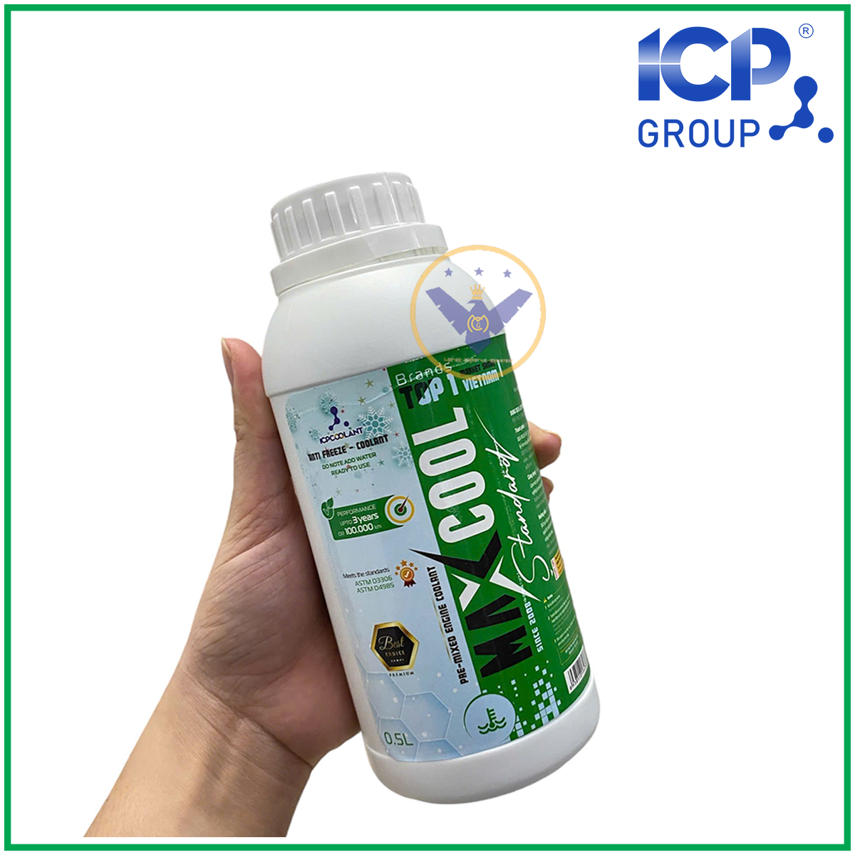 Nước làm mát động cơ ô tô (màu xanh) Maxcool Standard lon 500ml