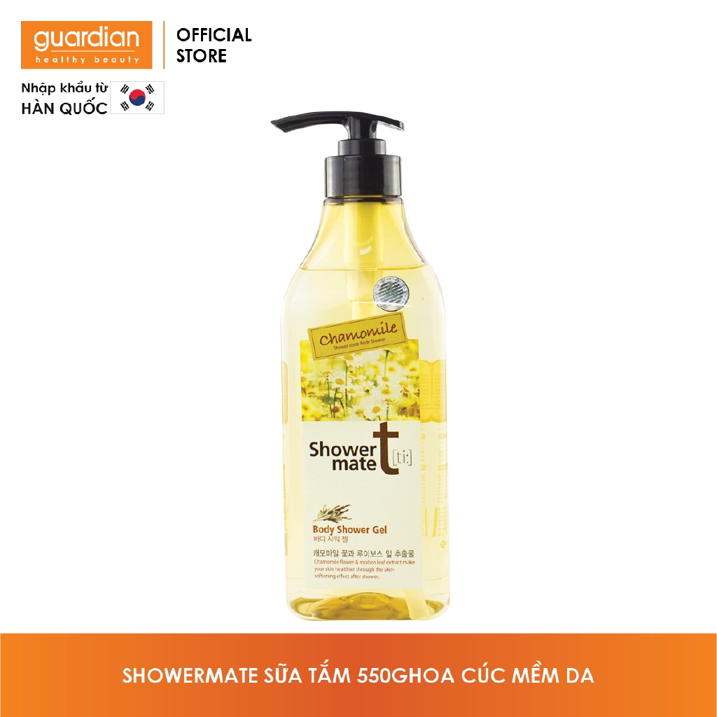 Sữa tắm cao cấp hàn quốc hương hoa cúc chamomile shower mate 550gr