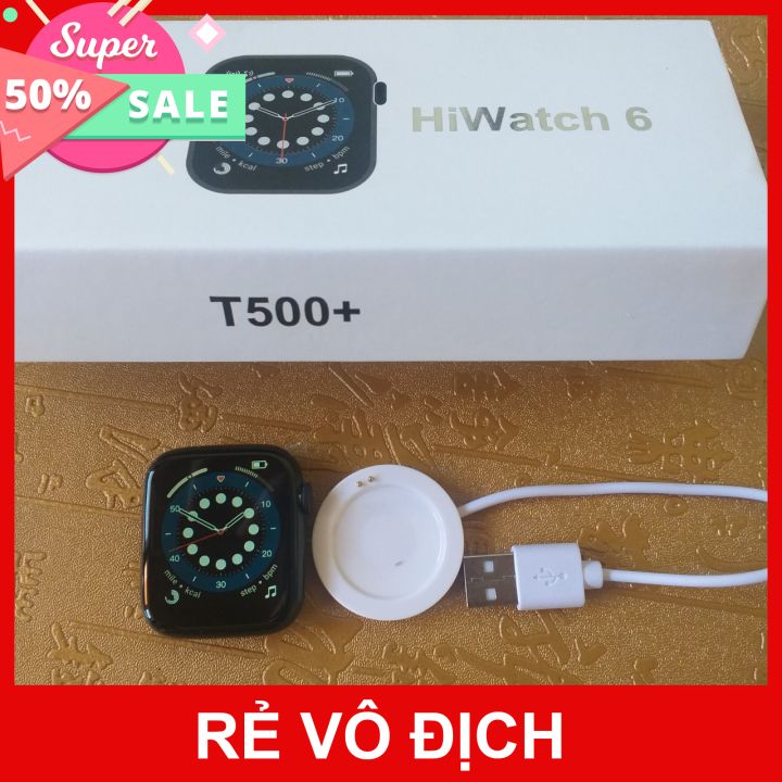 >> BÁO GIÁ ĐỒNG HỒ THÔNG MINH T500 V3 CAO CẤP - SERIES 4 - BẢO HÀNH 6 THÁNG | Shopee Lazada Sendo Tiki mới nhất 44 T500+ Plus Series 6 đồng hồ thông minh HiWatch6 phiên bản nâng cấp 2021. Tặng cường lực bảo vệ mặt. Full tính năng, bảo hành 12 tháng