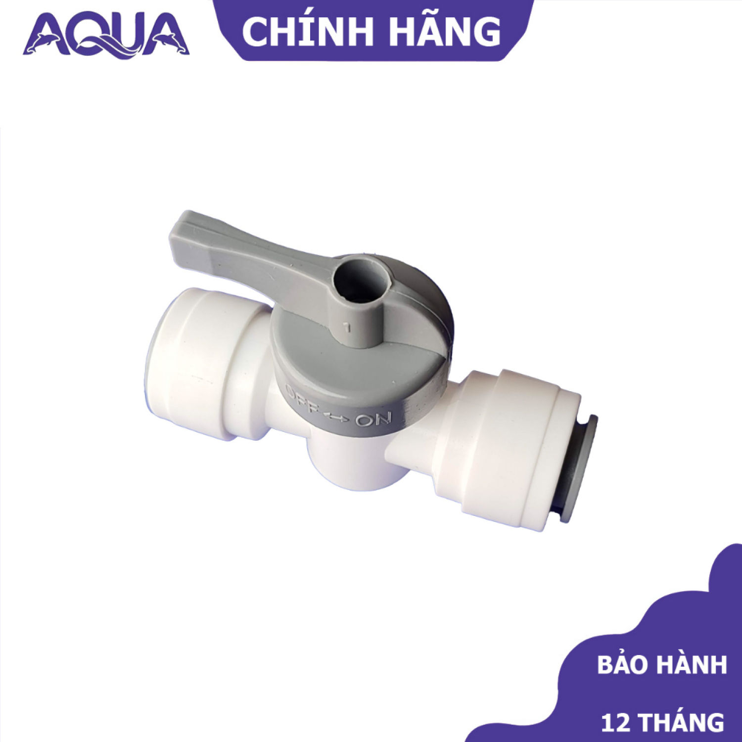 Van xả tay, van xả ngang máy lọc nước ro ra dây 10mm - khoá dây 10mm