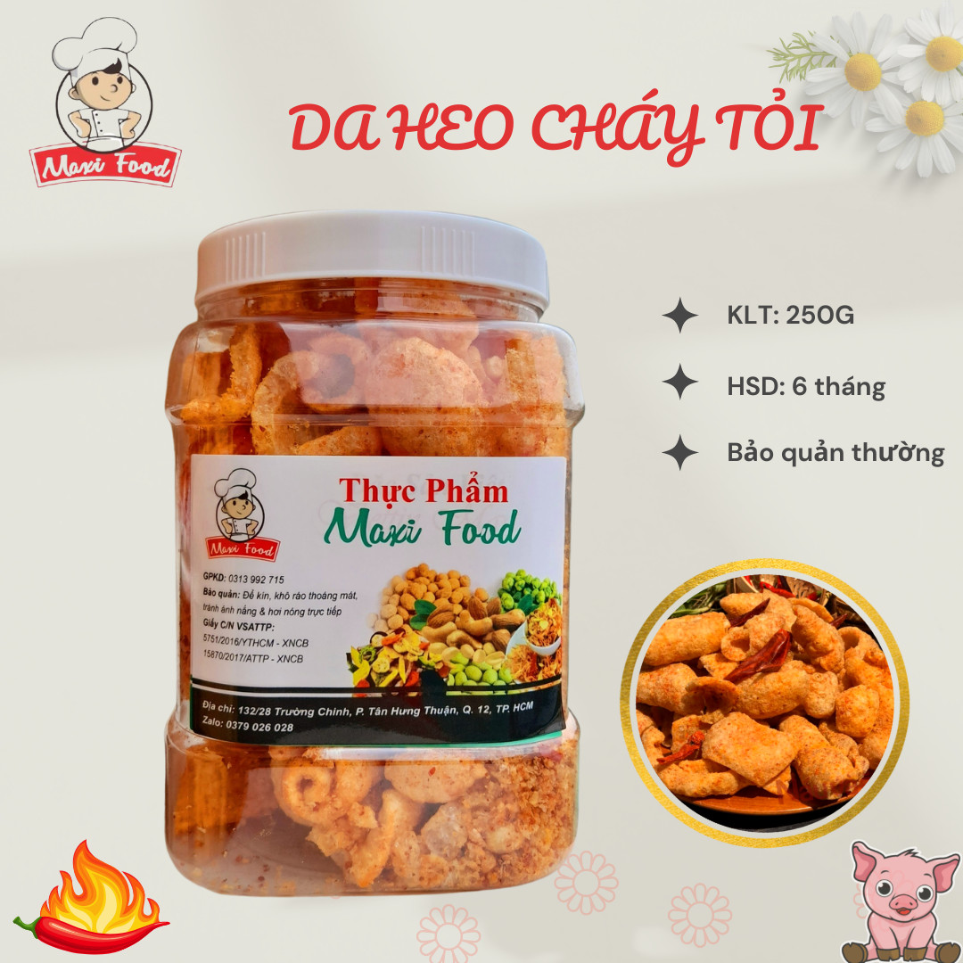 1kg da heo cháy tỏi MAXIFOOD