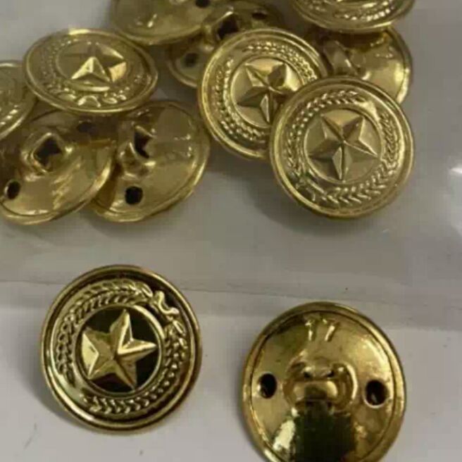 Bộ 10 cúc áo sơ mi - size 1,2_1,5cm chất liệu Đồng