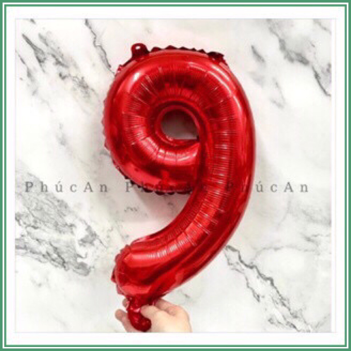 Bóng phao bẳng chữ cái 40cm đỏ mừng sinh nhật hpbd
