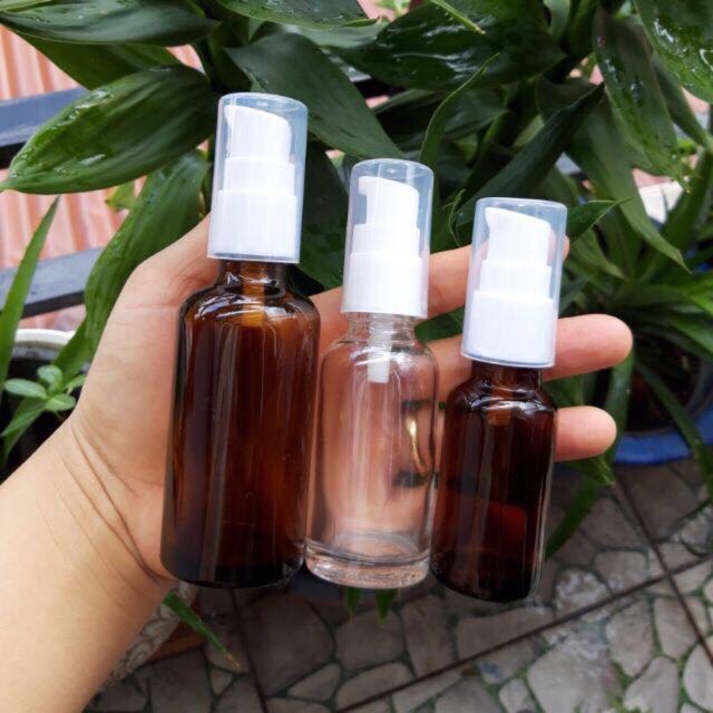 Chai Xịt Giọt Bằng Thuỷ Tinh Nâu (10Ml/20Ml/30Ml/50Ml/100Ml)