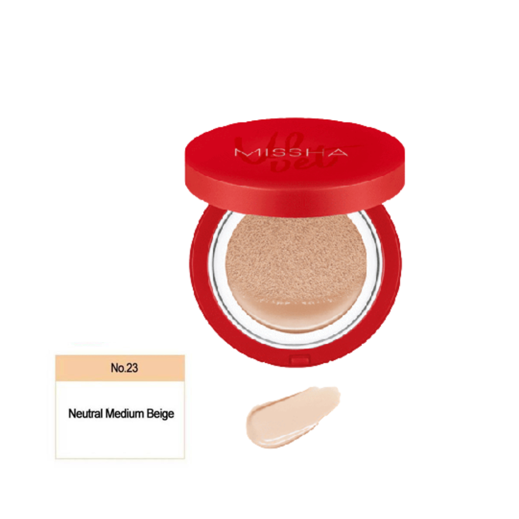 Missha alkaline water powder Magic Cushion/velvet finish long lasting SPF50 +/PA +++ 15g