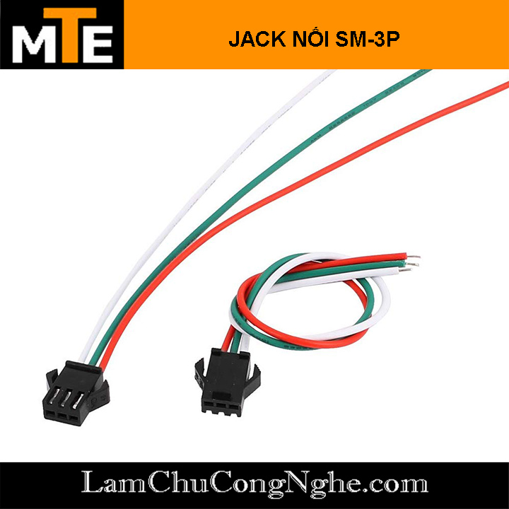 Cặp jack kết nối đực cái SM-3P 2.54mm