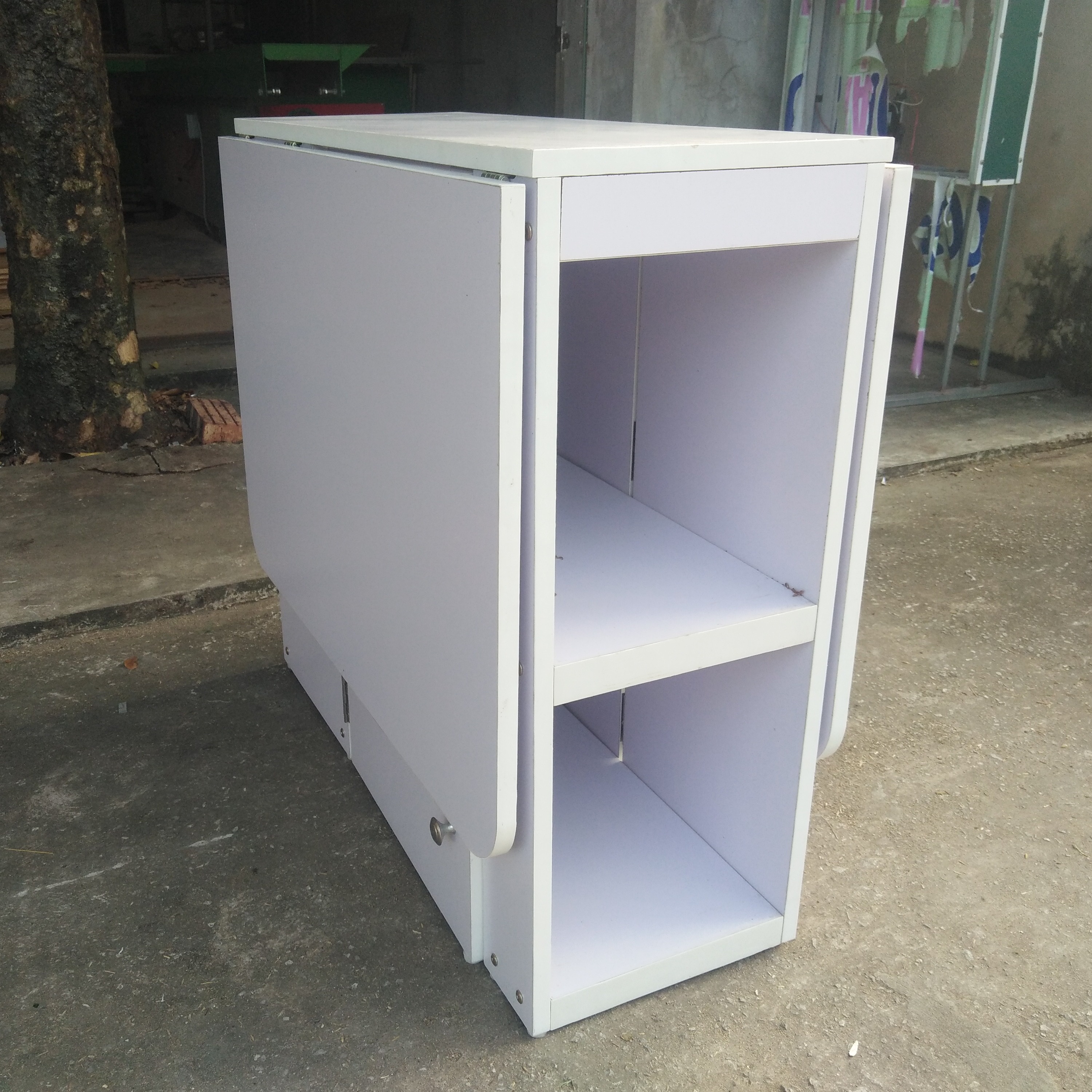 Bàn ăn Thông minh Gấp gọn Màu trắng (DT085)