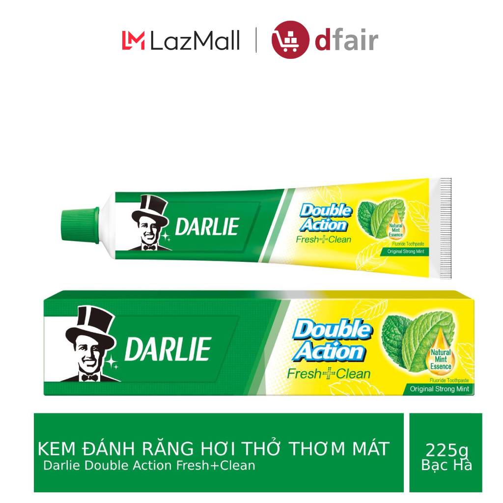 Kem Đánh Răng Darlie Double Action Fresh Clean 225g