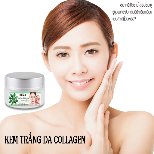 [HCM]Kem COLLAGEN BEZY Dưỡng Trắng Da Xóa Nám Sạm