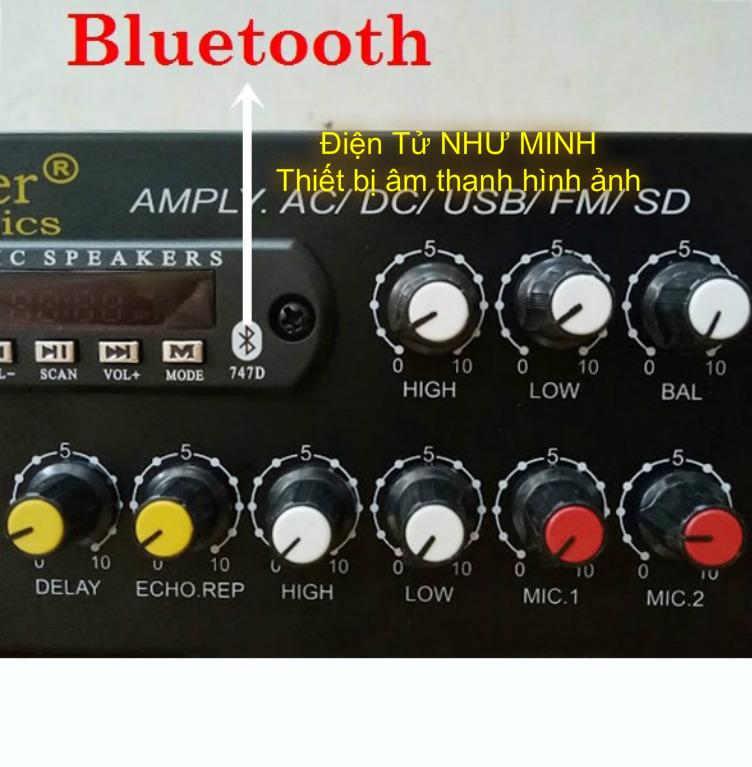 Ampli mini DC12V BX-2277 - Âm Ly Nhỏ Có BLUETOOTH USB Califlower