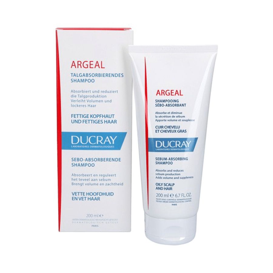 Shampoo cream reduce dandruff control oily Ducray argeal shampoo 200ml