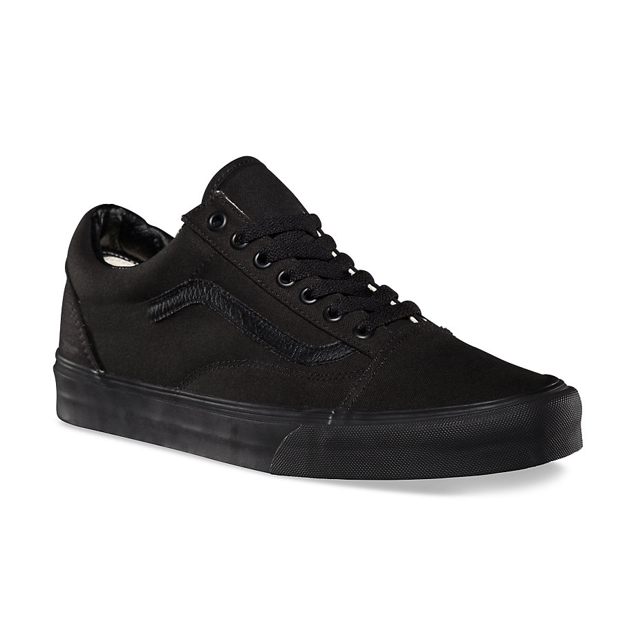 [HCM]Giày Sneaker Cổ Thấp Vs Nam Màu Full Đen