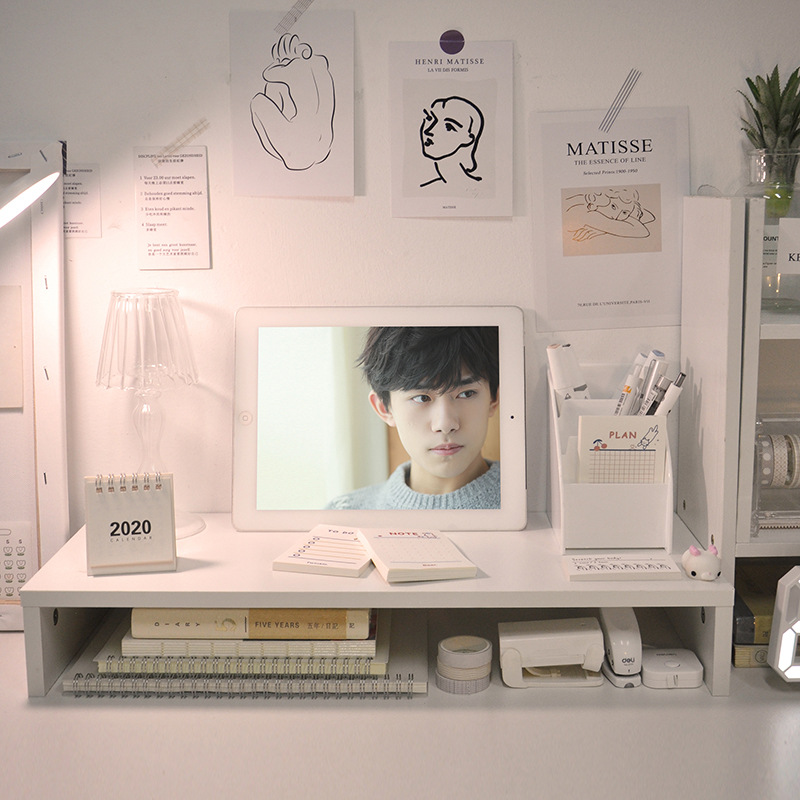 KỆ ĐỂ ĐỒ DECOR - SÁCH - MÁY TÍNH ⌨ LẮP GHÉP - MÀU TRẮNG ✨