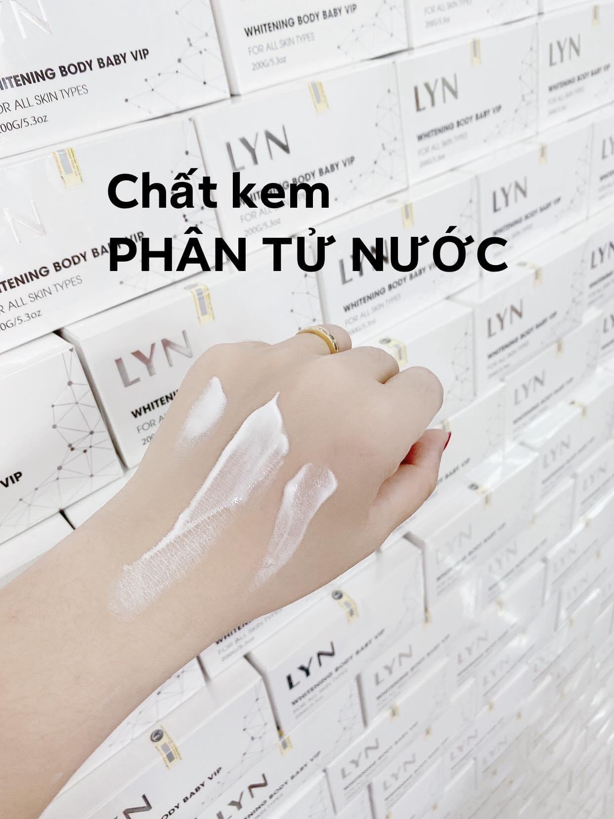 [HCM]7 ngày thay đổi làn da cùng Kem body LYN phân tử nước