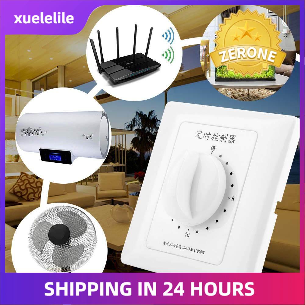 220V 15Minutes Water Pump Timer Mechanical Countdown Indoor Intelligent Time Switch Control