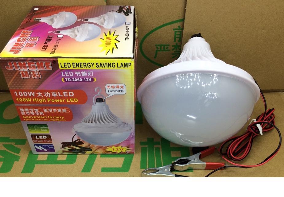 [HCM]Bóng đèn LED kẹp bình ắc quy 12V-100W