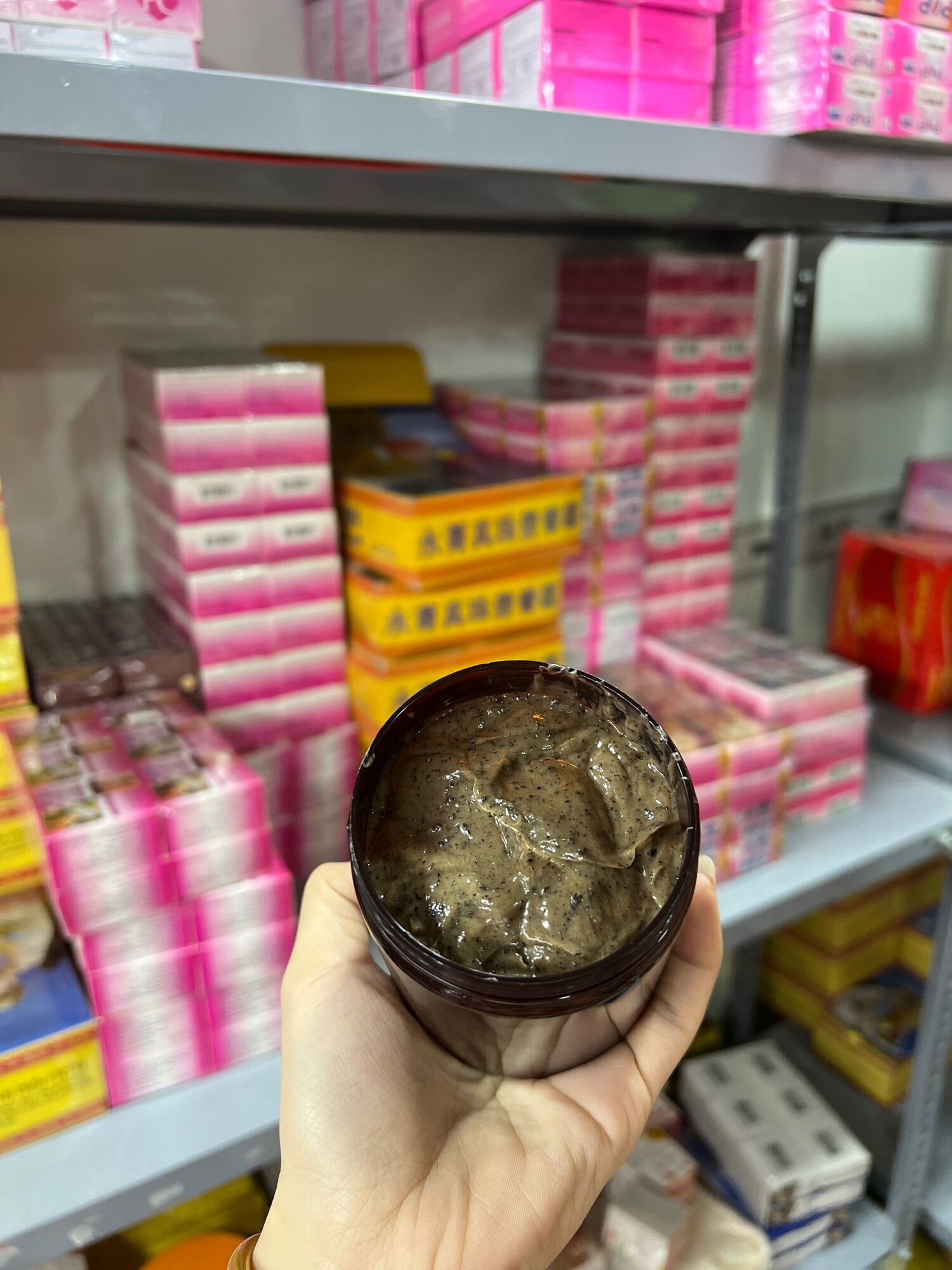 Lẻ hộp 500g tẩy tế bào cà phê sữa dừa