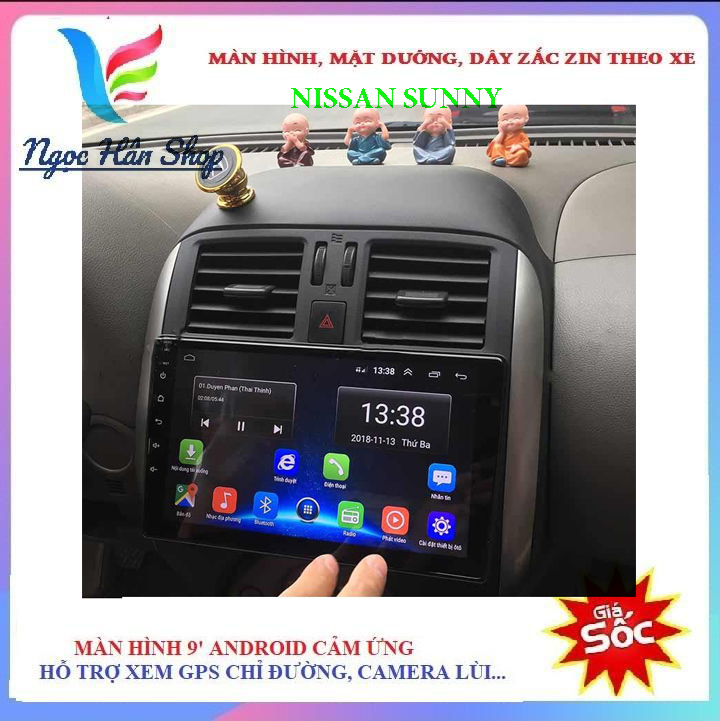 Màn hình Android cho xe NISSAN SUNNY, với hệ điều hành android 10.1, kết nối Bluetooth, xem phim, nghe đài FM, tích hợp nhiều tính năng tiện ích - màn hình dvd ô tô chạy hệ điều hành android, camera hanh trinh nao tot