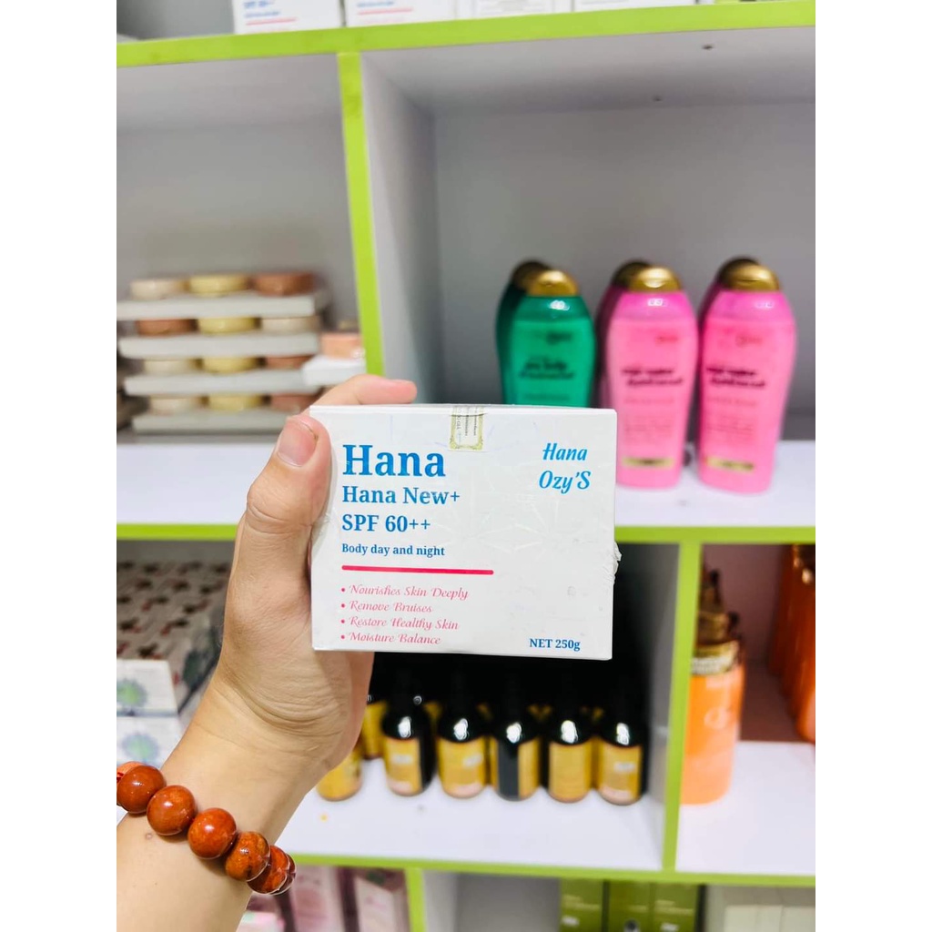 Kem Body Hana Xanh dưỡng trắng da