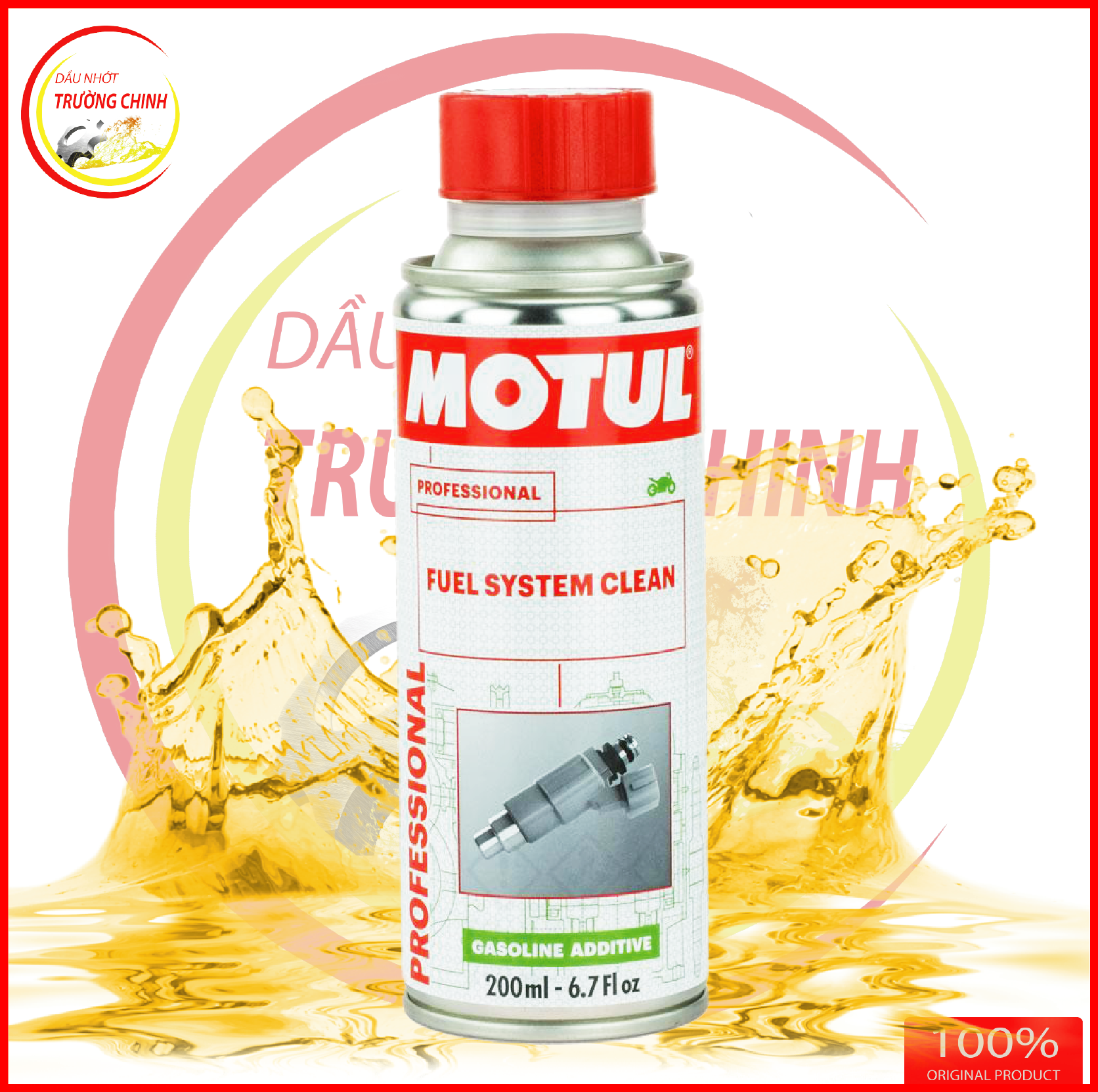 Dung dịch Vệ sinh động cơ Motul Engine Clean Moto 200ML