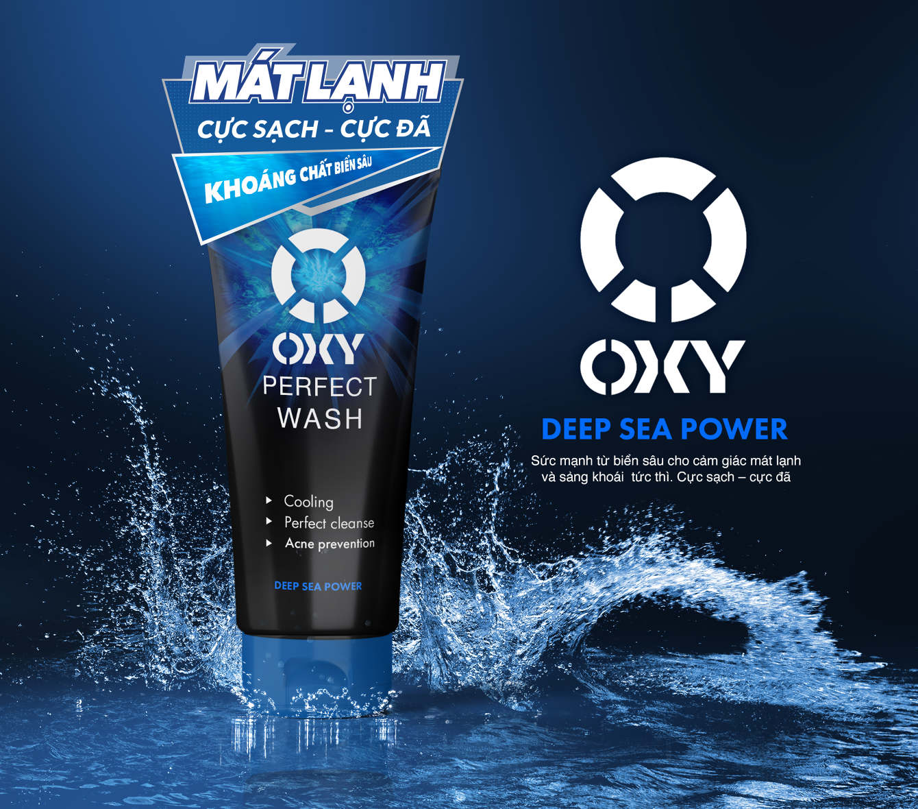 Kem Rửa Mặt Oxy Perfect Wash Mát Lạnh 50g
