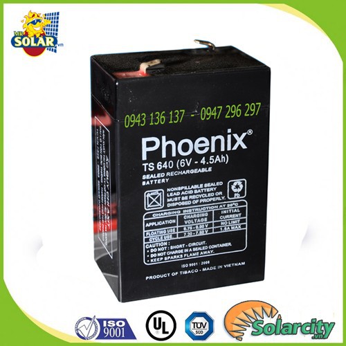[HCM]Ắc quy 12V - 4.5A Phoenix