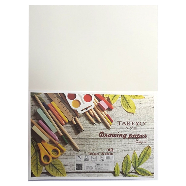 Giấy Vẽ 20 Tờ Takeyo A3 8737