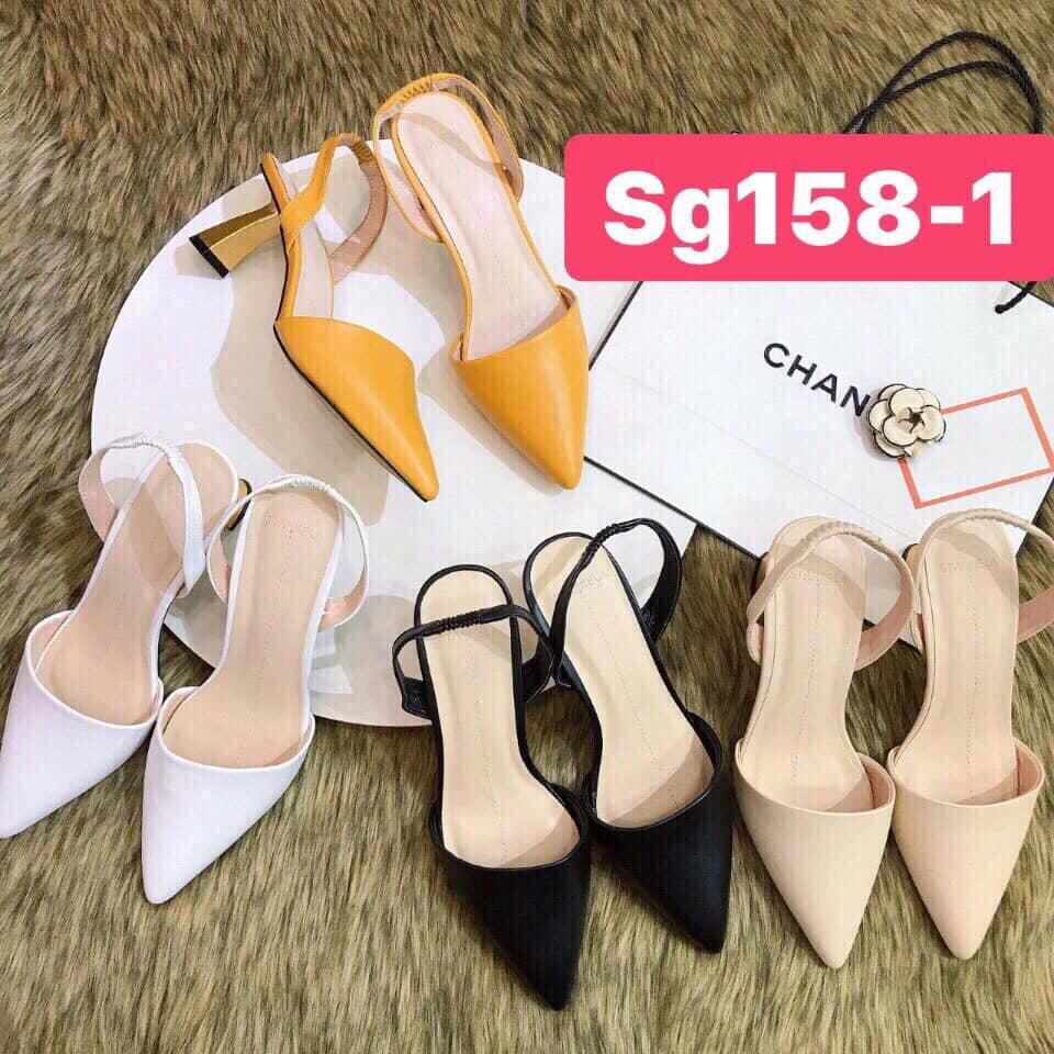 Giày cao gót bít mũi đê 5cm hàng cao cấp