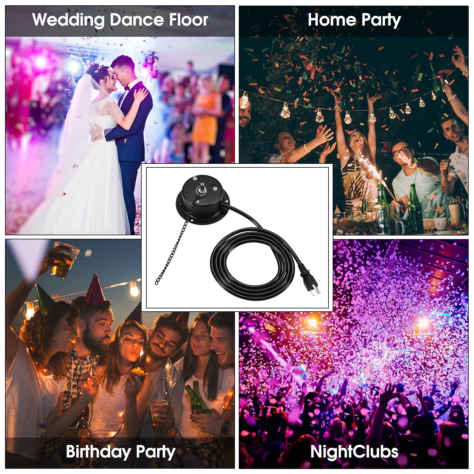 Motor quả cầu gương disco