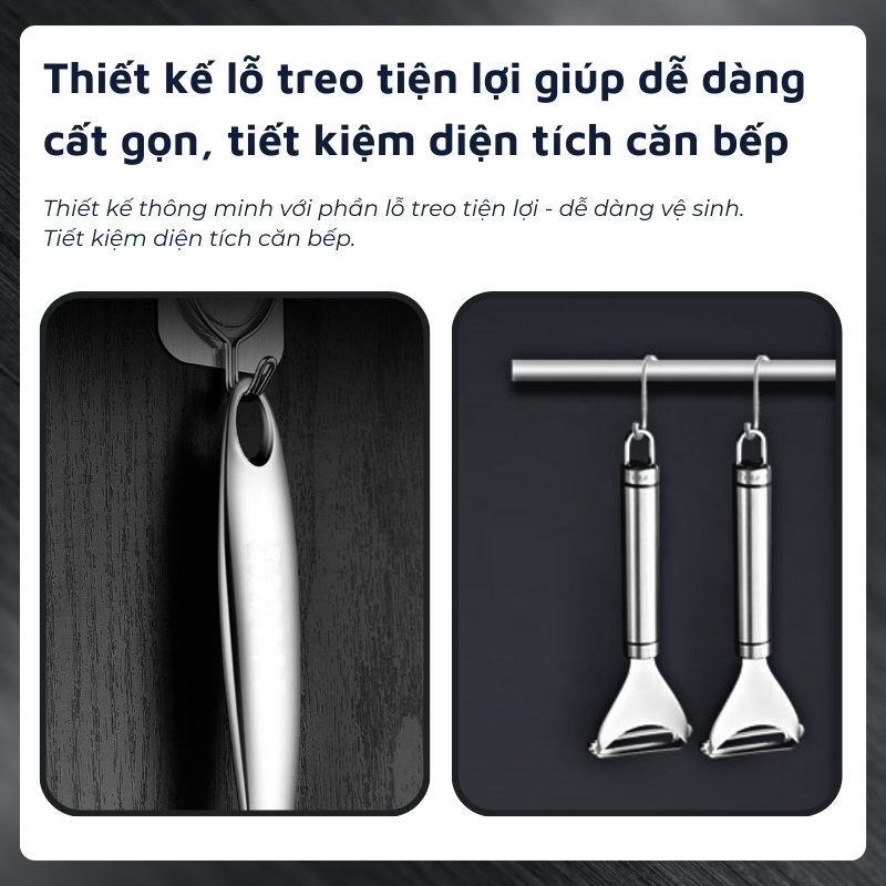 Dụng cụ gọt vỏ inox 304 DandiHome