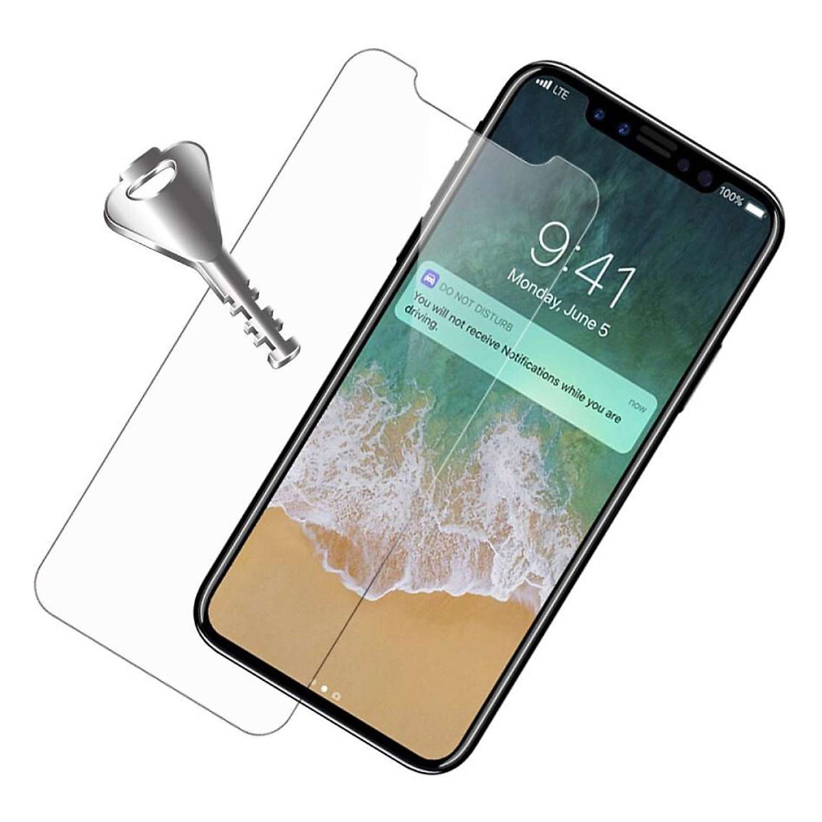 Kính Cường Lực Dẻo Nano Cho iPhone (Trong Suốt)